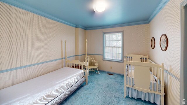 1525 E 200 S, Pleasant Grove, UT 84062 - bedroom featuring ornamental molding and carpet