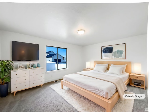 1786 E Juniper Dr, Eagle Mountain, UT 84005 - bedroom with baseboards, carpet flooring, and visible vents