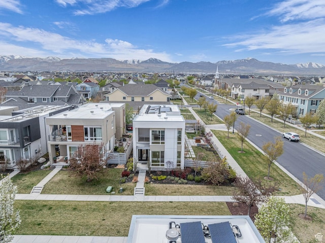4751 W Vermillion Dr, South Jordan, UT 84009 - aerial perspective of suburban area featuring a mountainous background