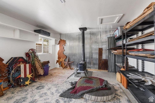 706 E Cottontail Rd, Central, UT 84722 - storage area featuring attic access