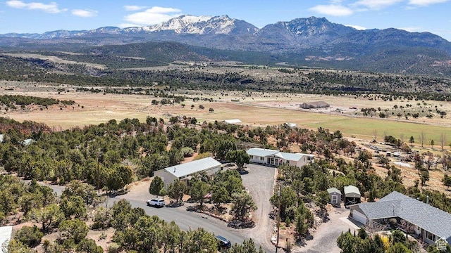 706 E Cottontail Rd, Central, UT 84722 - drone / aerial view featuring a mountain view
