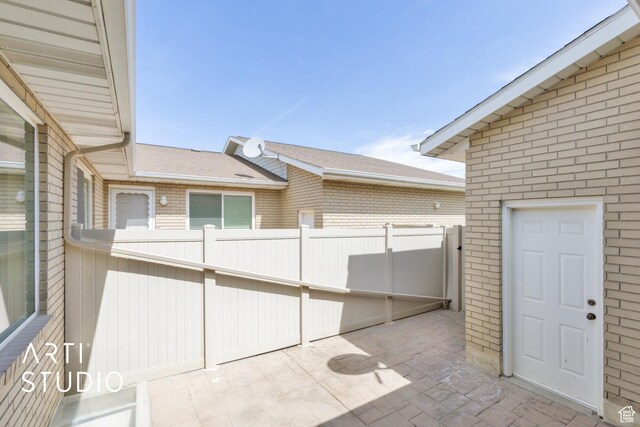 1454 W Cornerstone Dr, South Jordan, UT 84095 - view of patio / terrace with fence