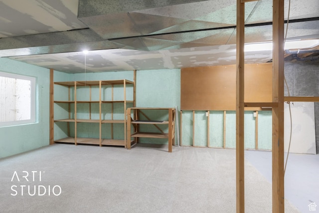 1454 W Cornerstone Dr, South Jordan, UT 84095 - basement featuring carpet floors