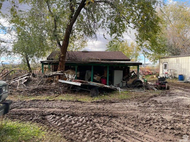 3168 W N Pln, City Road, Plain City, UT 84404 - view of rear view of house