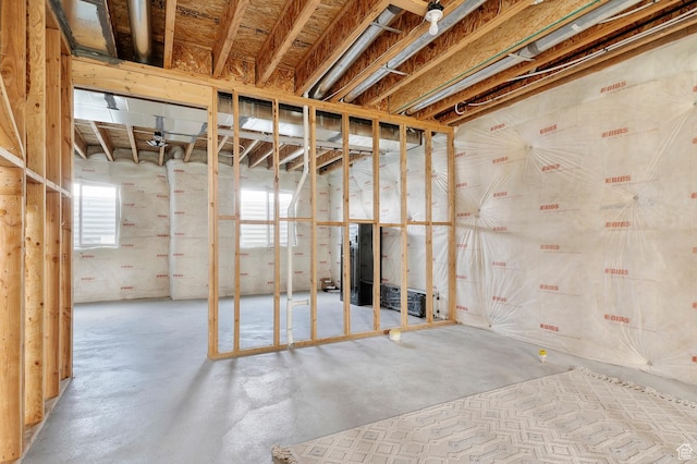 view of basement