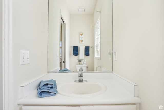 1367 W Settlement Dr, Park City, UT 84098 - half bathroom featuring vanity and toilet