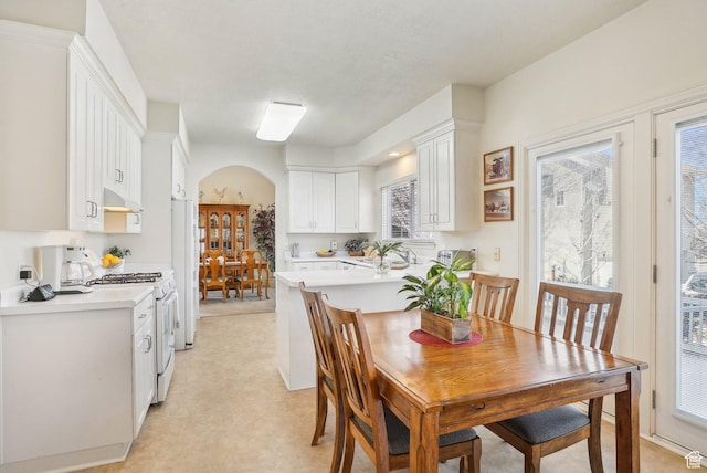 1367 W Settlement Dr, Park City, UT 84098 - dining space with arched walkways