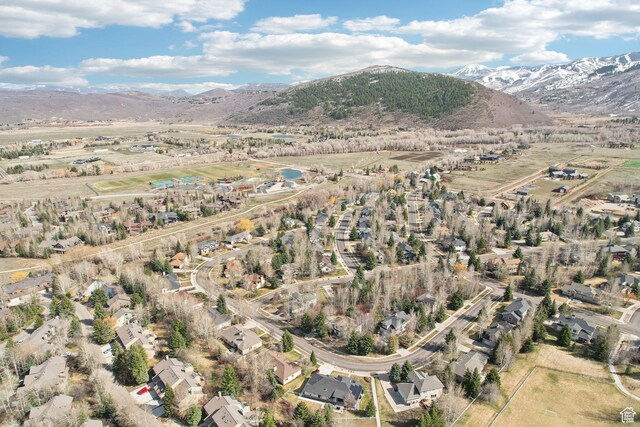 1367 W Settlement Dr, Park City, UT 84098 - bird's eye view featuring a mountain view