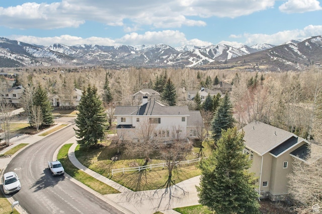 1367 W Settlement Dr, Park City, UT 84098 - aerial view with a mountain view