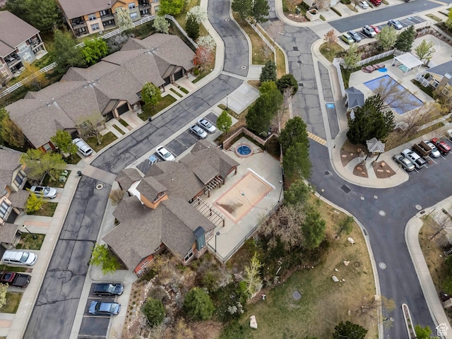 bird's eye view featuring a residential view
