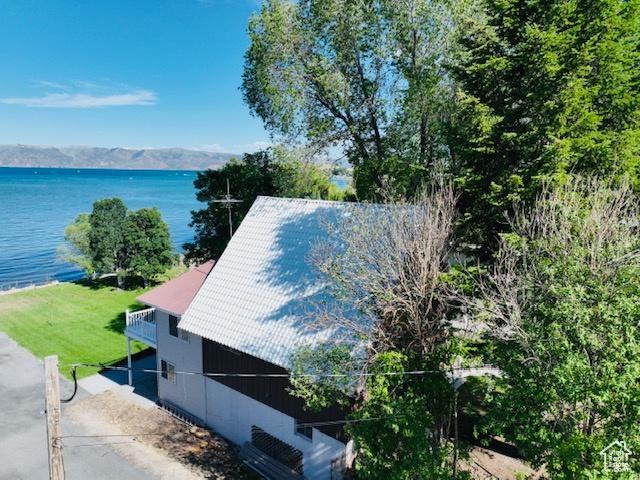 1640 S Bear Lake Blvd, Garden City, UT 84028 - view from above of property featuring a large body of water