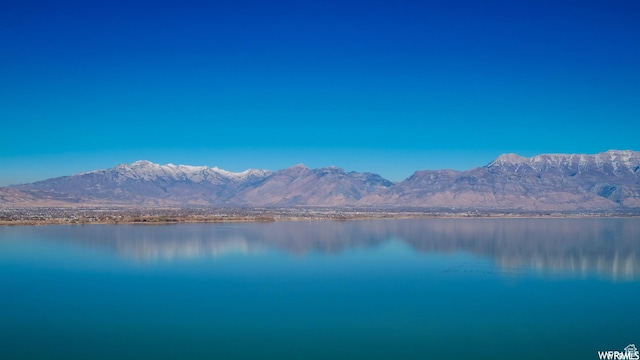 1141 S Waterside Dr, Saratoga Springs, UT 84045 - water view with a mountain view