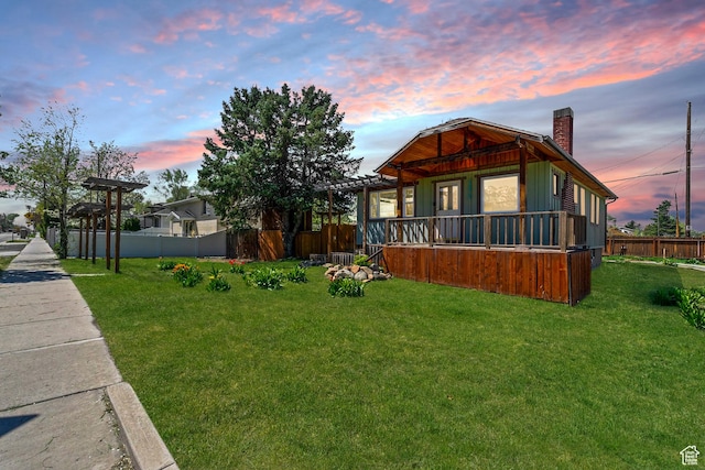 3478 S 500 E, South Salt Lake, UT 84106 - view of front facade with a chimney