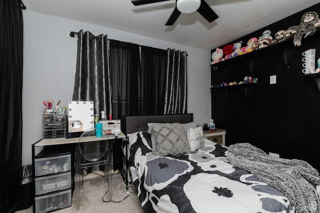 95 S 200 W, Lewiston, UT 84320 - carpeted bedroom with a ceiling fan