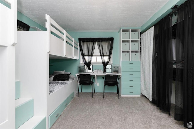 95 S 200 W, Lewiston, UT 84320 - home office featuring a textured ceiling and light colored carpet