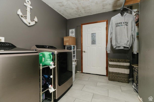 95 S 200 W, Lewiston, UT 84320 - washroom with light tile patterned floors, independent washer and dryer, and laundry area