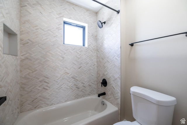 2899 E Lake Dr, Eagle Mountain, UT 84005 - full bathroom with shower / bathing tub combination and toilet