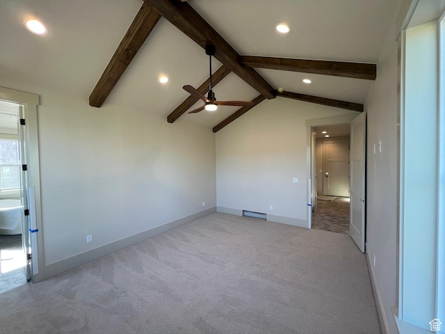 177 E 475 S, Mantua, UT 84324 - unfurnished room with carpet floors, recessed lighting, ceiling fan, and baseboards