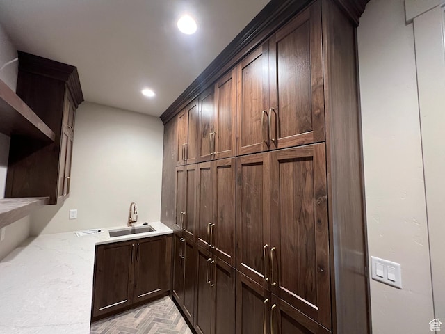 177 E 475 S, Mantua, UT 84324 - bar featuring a sink and recessed lighting