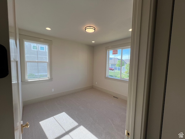 177 E 475 S, Mantua, UT 84324 - empty room with light carpet, recessed lighting, and baseboards