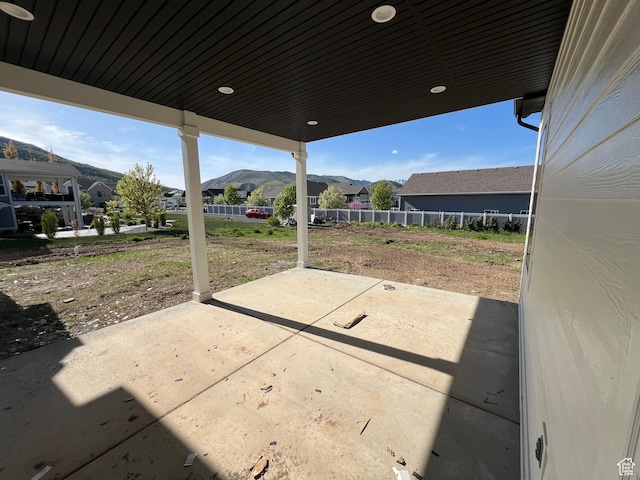 177 E 475 S, Mantua, UT 84324 - view of patio / terrace featuring a mountain view and fence
