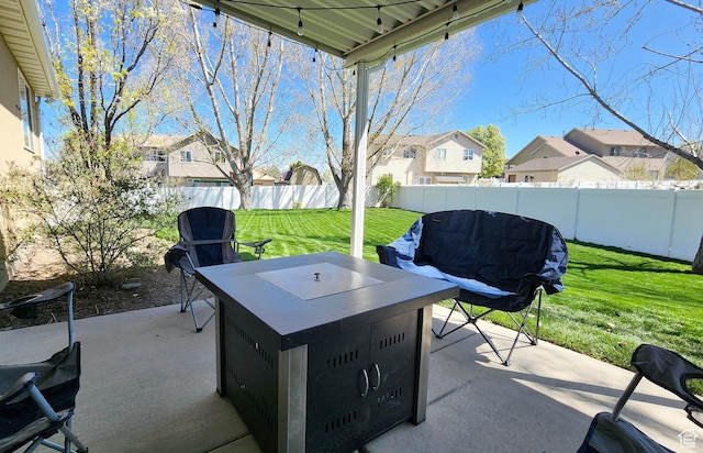 6723 W Hunter Farm Cir S, West Valley City, UT 84128 - view of patio with a residential view