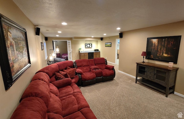 6723 W Hunter Farm Cir S, West Valley City, UT 84128 - carpeted living room with recessed lighting and baseboards