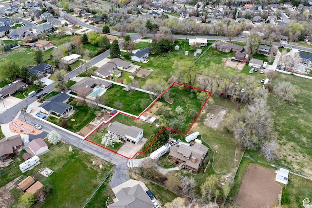 1308 Gilman Dr, Layton, UT 84040 - bird's eye view with a residential view