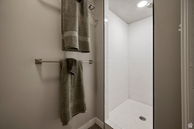 1308 Gilman Dr, Layton, UT 84040 - bathroom featuring baseboards and a stall shower