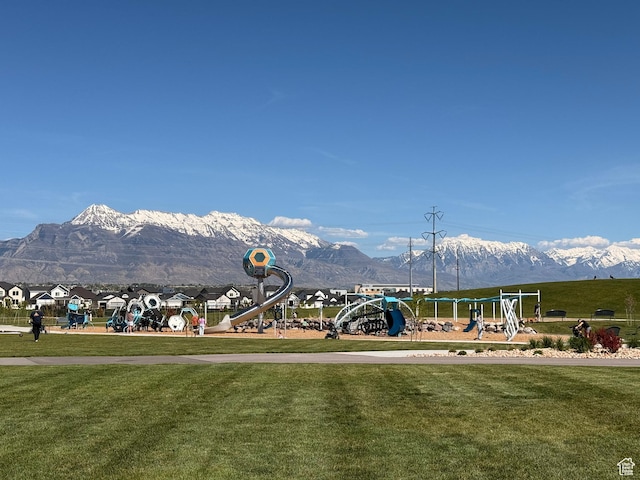 view of mountain feature