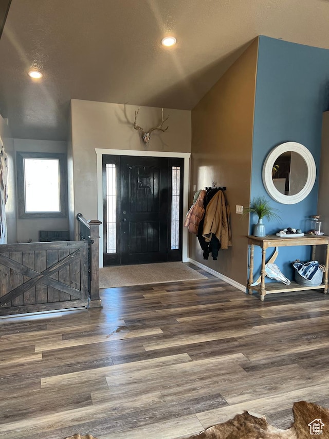247 N 300 E, Fairview, UT 84629 - foyer with baseboards, wood finished floors, and recessed lighting