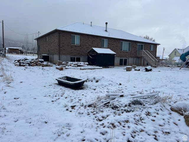 247 N 300 E, Fairview, UT 84629 - back of property featuring brick siding