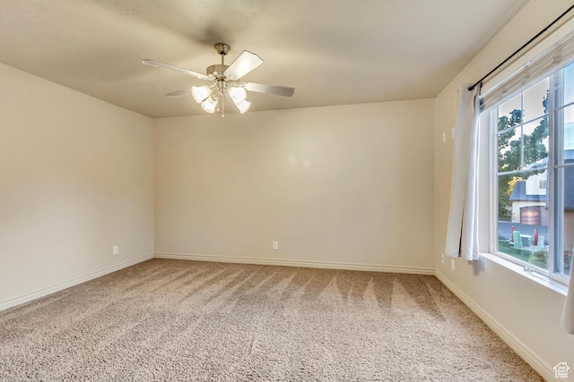 289 S 1000 W Unit 201, Pleasant Grove, UT 84062 - carpeted empty room featuring a ceiling fan and baseboards