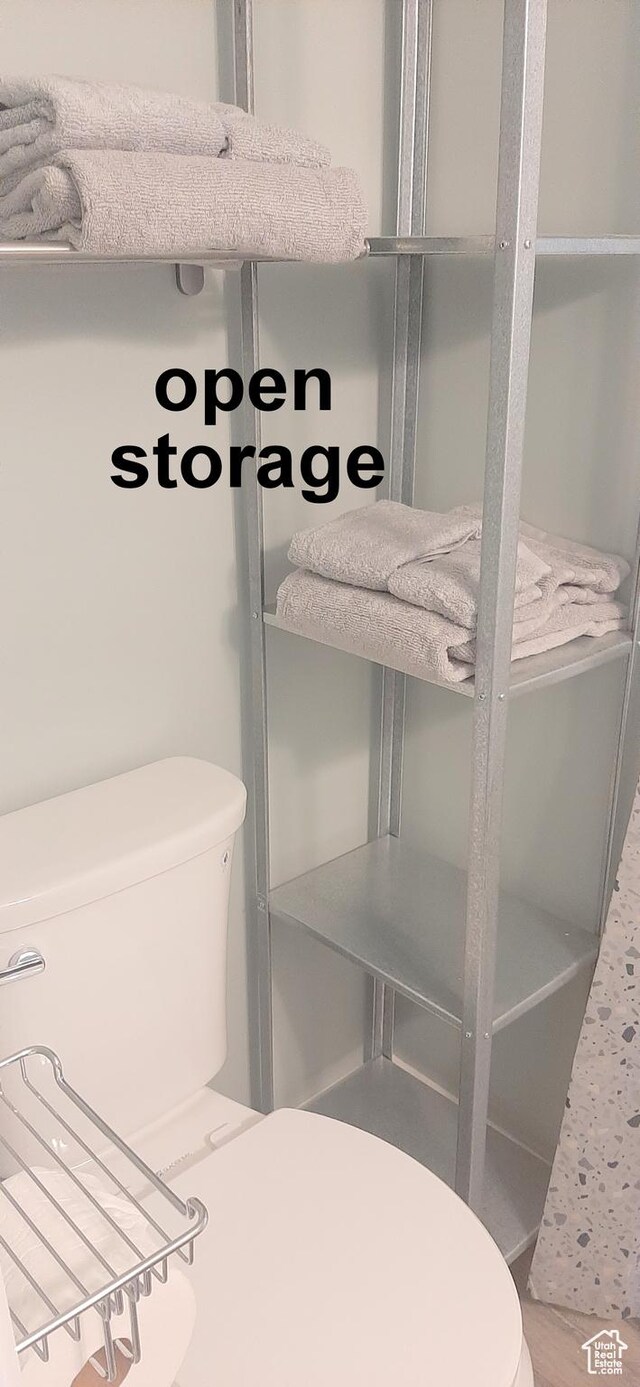 338 E 100 N, Moab, UT 84532 - bathroom featuring toilet and wood finished floors