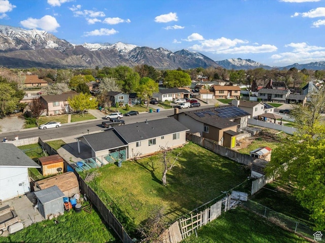 781 N 950 W, Orem, UT 84057 - drone / aerial view with a mountain view and a residential view