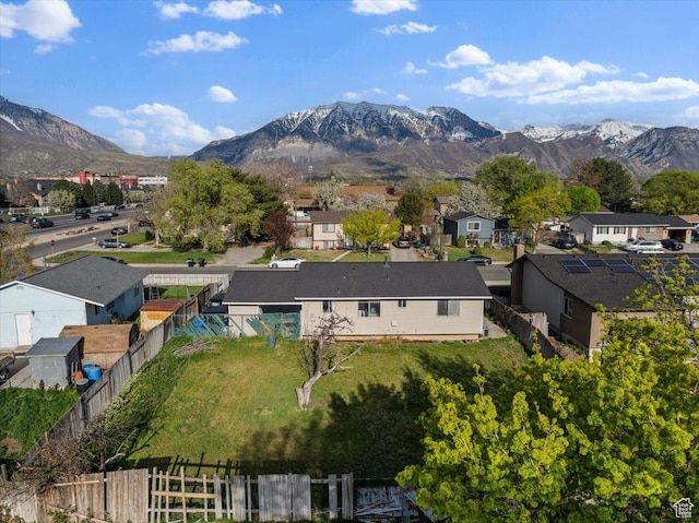 781 N 950 W, Orem, UT 84057 - drone / aerial view with a residential view and a mountain view
