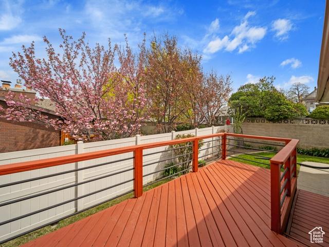 704 W Daisy Ln S, Murray, UT 84123 - deck with a fenced backyard