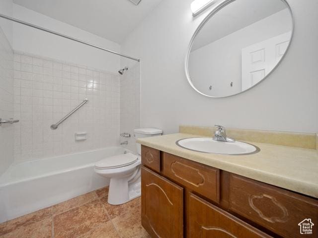 704 W Daisy Ln S, Murray, UT 84123 - full bath with vanity, tub / shower combination, and toilet