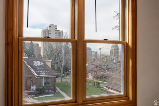 79 E Hillside Ave, Salt Lake City, UT 84103 - interior details with a city view