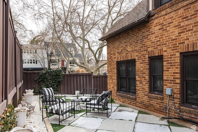 79 E Hillside Ave, Salt Lake City, UT 84103 - view of patio with fence