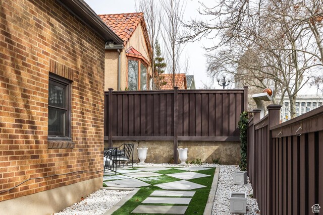 79 E Hillside Ave, Salt Lake City, UT 84103 - view of yard with fence and a patio area