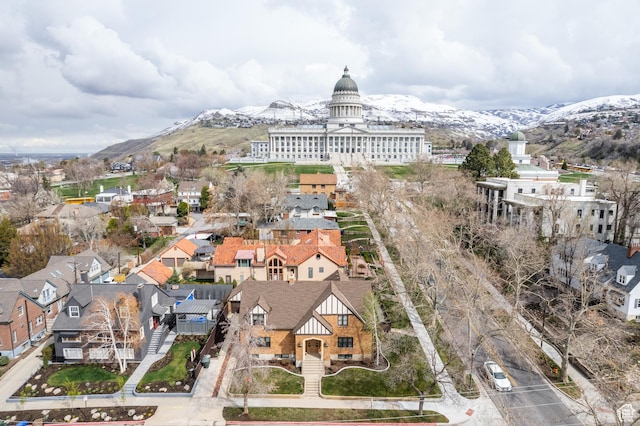 79 E Hillside Ave, Salt Lake City, UT 84103 - aerial view with a residential view and a mountain view