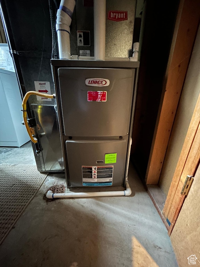3748 W 5140 S, Taylorsville, UT 84129 - utility room with heating unit