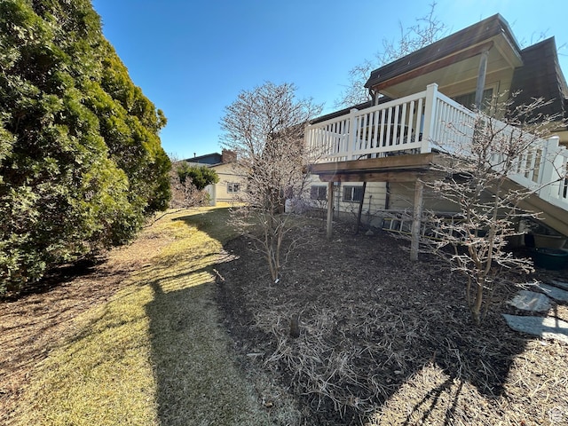 3748 W 5140 S, Taylorsville, UT 84129 - view of yard featuring a wooden deck