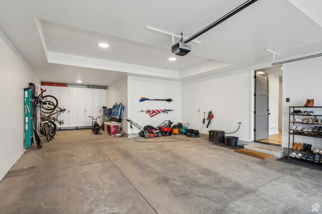 11431 N Ursa Cir Unit 56, Heber City, UT 84032 - garage featuring recessed lighting and a garage door opener