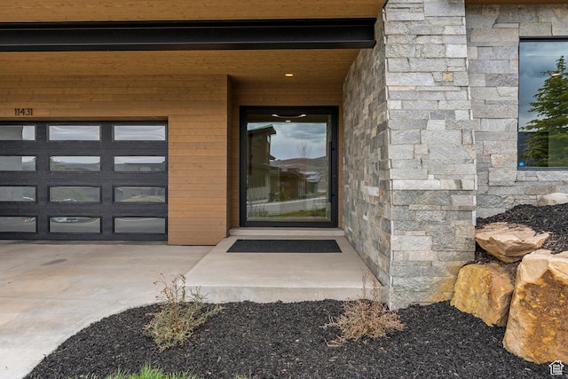 11431 N Ursa Cir Unit 56, Heber City, UT 84032 - doorway to property with stone siding