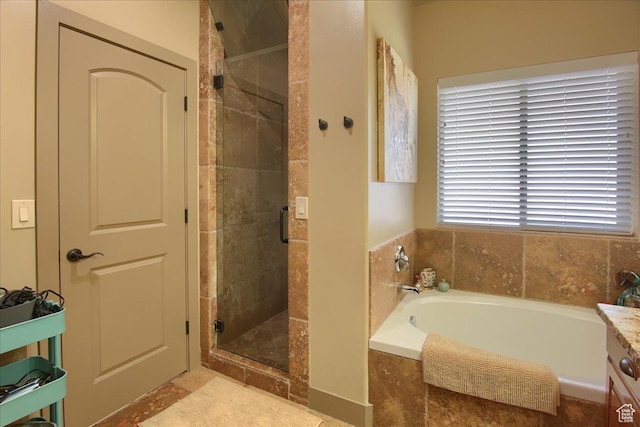 2630 E Riley Dr N, Eagle Mountain, UT 84005 - full bath featuring a bath and a stall shower