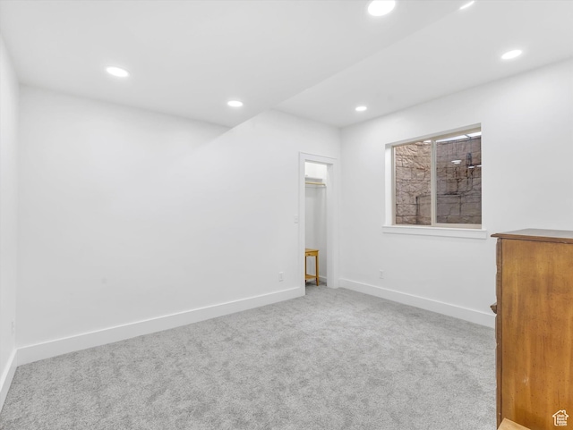 1055 N 1000 E, Mapleton, UT 84664 - carpeted empty room featuring baseboards and recessed lighting
