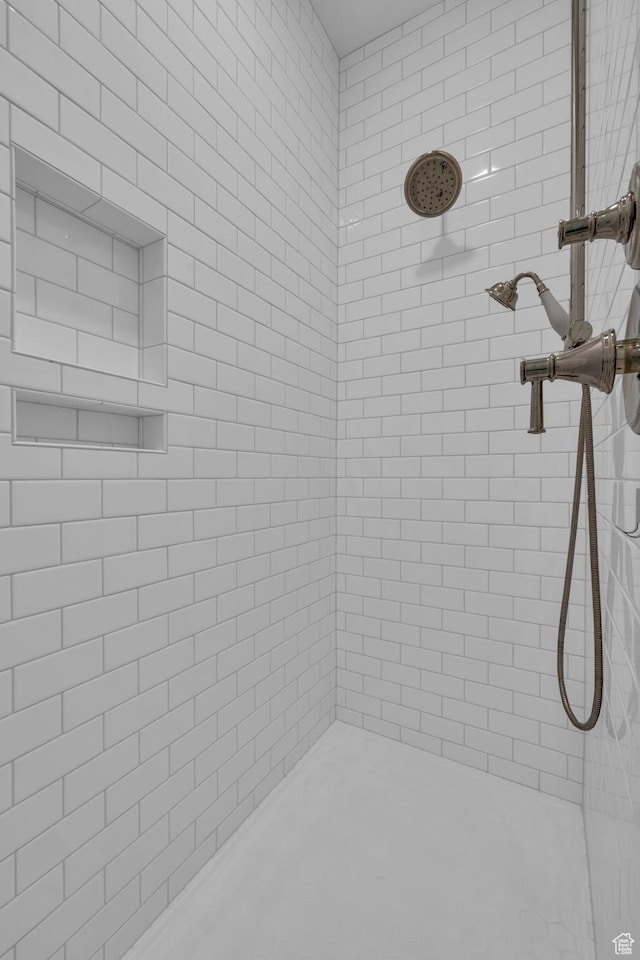 565 W Autumn Blaze, Woodland Hills, UT 84653 - bathroom featuring a tile shower