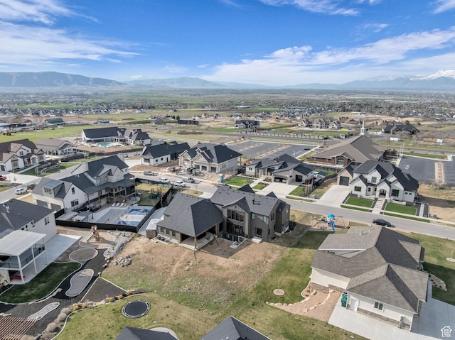 565 W Autumn Blaze, Woodland Hills, UT 84653 - aerial view with a residential view and a mountain view
